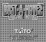 Bust-A-Move 2 - Arcade Edition Title Screen